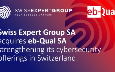 Swiss Expert Group SA acquires eb-Qual SA, strengthening its cybersecurity offerings in Switzerland. 